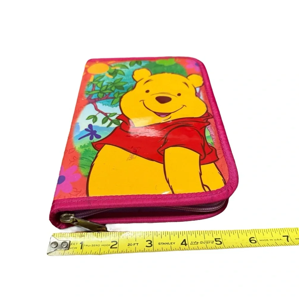 Vintage Disney Piglet and Pooh Zip Up Pencil Case Utensil Case